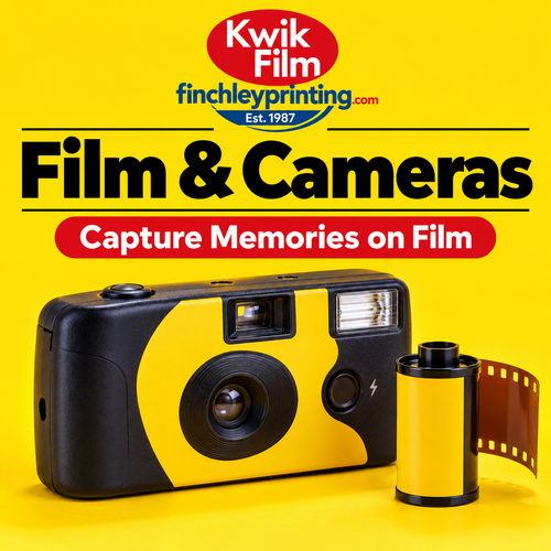 Film & Cameras – illustrative product image from Kwik Film Finchley Printing