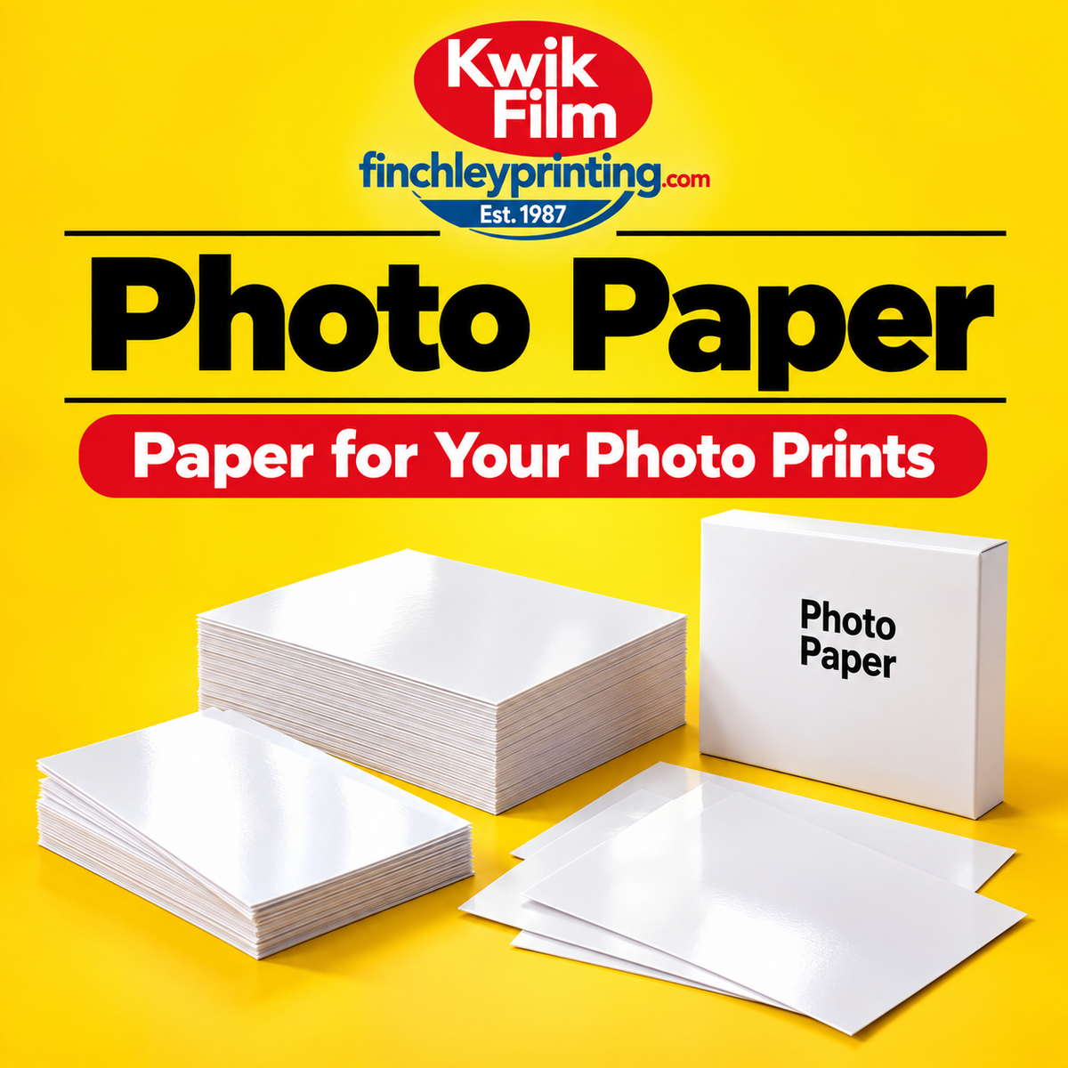Photo Paper – illustrative product image from Kwik Film Finchley Printing