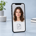 Illustrative digital ID-photo service; code or file delivery depends on the selected package.