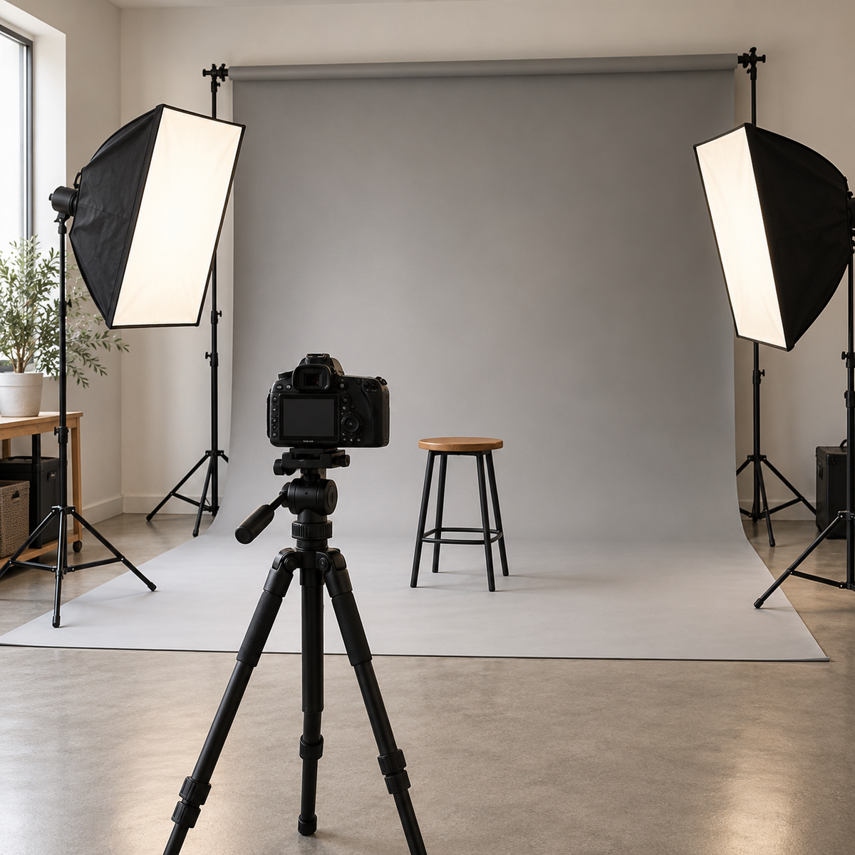 Illustrative portrait photography session; choose session length and included prints on the product page.