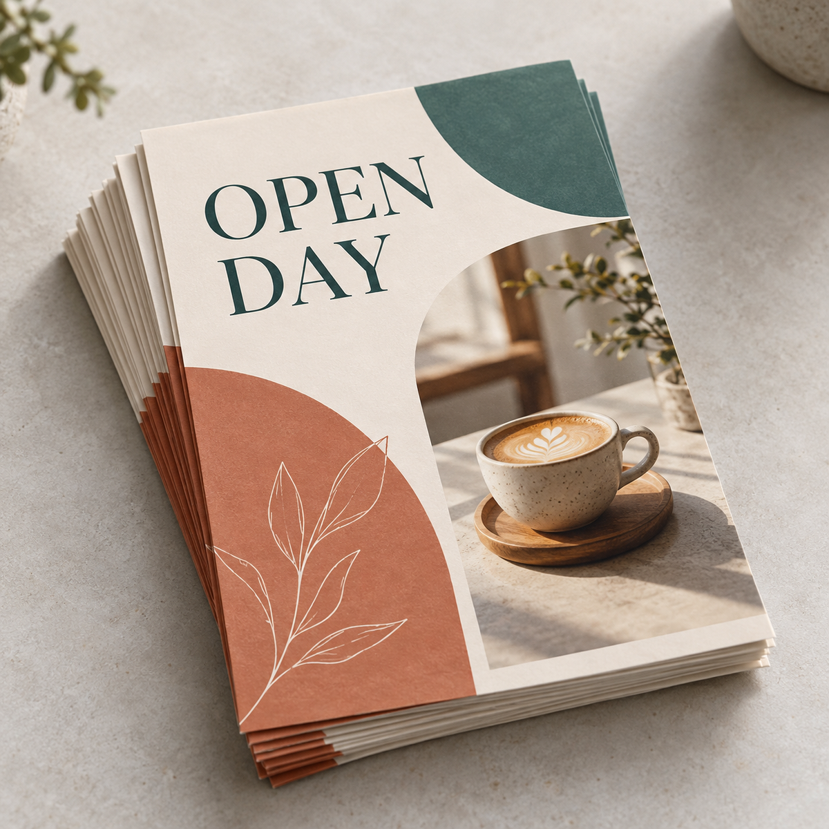 Full colour flyer printing example
