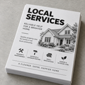 Illustrative mono flyer alt example