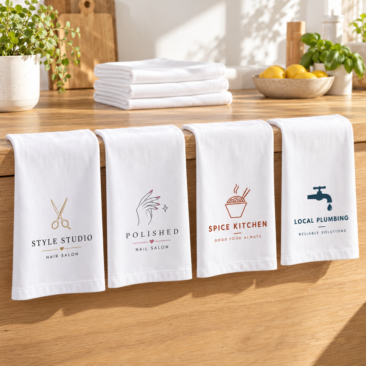 Illustrative towel business example